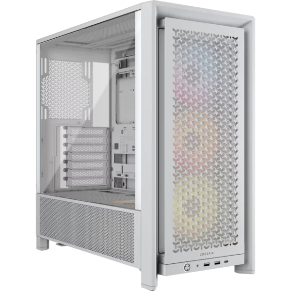 CORSAIR FRAME 4000D RS ARGB Modular Mid-Tower ATX PC Case - White - CC-9011297-WW