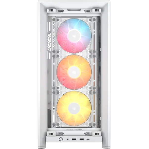 CORSAIR FRAME 4000D RS ARGB Modular Mid-Tower ATX PC Case - White - CC-9011297-WW
