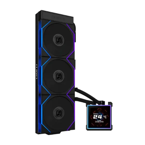 CPU-Cooling-Lian-Li-Hydroshift-II-360-TL-Flex-Wireless-RGB-Black-Liquid-CPU-Cooler-with-Controller-GHS2LCDS36TFB-7 LIAN LI Hydroshift II LCD-S 360TL - 360mm AIO Liquid CPU Cooler Black - G89.GHS2LCDS36TFB.00
