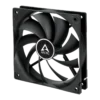 F12_PWM_black_G00 ARCTIC F12 PWM Black 120mm Case Fan 5-Pack with Fluid Dynamic Bearing and 230-1350 RPM - ACFAN00145A