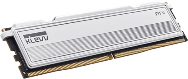KLEVV Fit V White 16GB 1x16GB DDR5-6000 CL30 Desktop Gaming Memory AMD EXPO - KD5AGU880-60A300Q