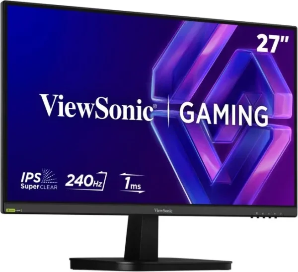 GPG-26-MON-VX27G30_RF02_pc_l ViewSonic VX27G30 27-inch FHD 1080p 240Hz 1ms IPS Gaming Monitor with G-Sync and FreeSync Premium