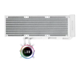 Layer23_1cb9137e-f7de-4bf0-a564-d3f5575e8a0f_500x Lian Li - HydroShift II LCD-C 360 Fanless AiO Liquid Cooler - White - G89.GHS2LCD36W.00