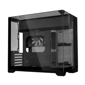 LIAN LI O11 Vision-M Black Dual-Chamber Micro-ATX Tempered Glass PC Case - G99.O11VMX.00