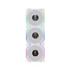 LIAN LI - UNI Fan TL Flex LCD 120mm Reverse Blade 3-Pack White - 1.8 Inch Display - ARGB - G9F.12RTLLCD1F3W.K0