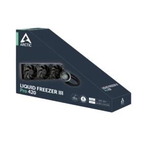 ARCTIC Liquid Freezer III Pro 420 All-in-One CPU Water Cooler 38mm Radiator 3x P14 Pro Fans - ACFRE00181A