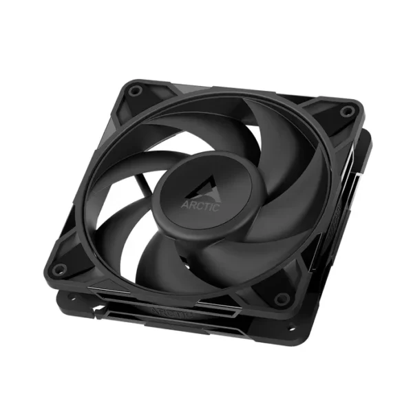 ARCTIC P12 Pro PST 120mm PWM Static Pressure Case Cooling Fan 5-Pack Fluid Dynamic Bearing Black - ACFAN00307A