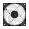 ARCTIC P12 Pro Reverse A-RGB 120mm PWM PST Static Pressure Case Cooling Fan Fluid Dynamic Bearing Black - ACFAN00322A