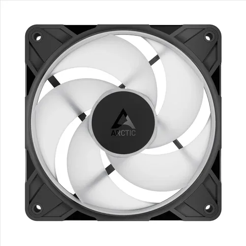 ARCTIC P12 Pro Reverse A-RGB 120mm PWM PST Static Pressure Case Cooling Fan Fluid Dynamic Bearing Black - ACFAN00322A