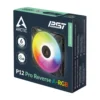 ARCTIC P12 Pro Reverse A-RGB 120mm PWM PST Static Pressure Case Cooling Fan Fluid Dynamic Bearing Black - ACFAN00322A