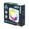 ARCTIC P12 Pro Reverse A-RGB White 120mm PWM PST Static Pressure Case Fan Fluid Dynamic Bearing - ACFAN00325A