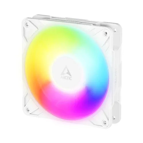 ARCTIC P12 Pro Reverse A-RGB White 120mm PWM PST Static Pressure Case Fan Fluid Dynamic Bearing - ACFAN00325A