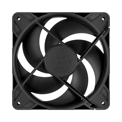 ARCTIC P12 Pro Reverse 120mm PWM PST Static Pressure Case Fan 3-Pack 3000 RPM Black - ACFAN00332A