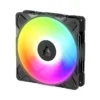 P14_Pro_Reverse_ARGB_black_rainbow_g00_700x ARCTIC P14 Pro Reverse A-RGB 140mm PWM PST Static Pressure Case Cooling Fan Fluid Dynamic Bearing - ACFAN00323A