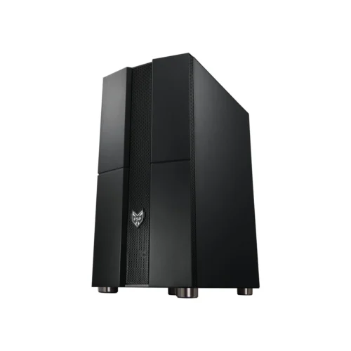 FSP CMT271A Black ATX Mid Tower Tempered Glass Gaming Case, 7 Expansion Slots, 240mm Radiator Support - CMT271A