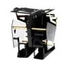 PIC20200000000007627 FSP T-WINGS Dual System Open Frame Tempered Glass ARGB E-ATX Mid Tower Case Gold & Red - CMT710