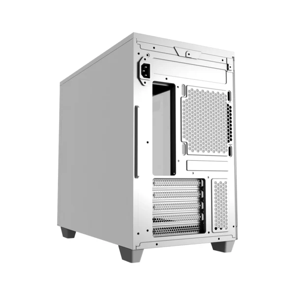 PIC23900000000011673 FSP CST360W White M-ATX Compact Tower Tempered Glass PC Case, USB Type-C - CST360W