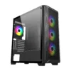 PIC24700000000012413 FSP Case CMT591A Black E-ATX Mid Tower Tempered Glass - CMT591A