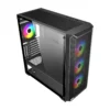 PIC24700000000012414 FSP Case CMT591A Black E-ATX Mid Tower Tempered Glass - CMT591A