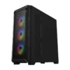 PIC24700000000012415 FSP Case CMT591A Black E-ATX Mid Tower Tempered Glass - CMT591A
