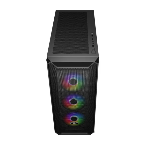 PIC24700000000012416 FSP Case CMT591A Black E-ATX Mid Tower Tempered Glass - CMT591A