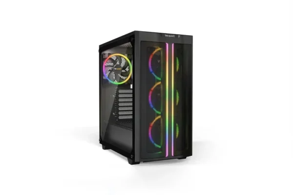 Pure_Base_500_FX_Shopbild_01 Be Quiet! Pure Base 500FX Black ATX Mid-Tower Case with 4 Light Wings ARGB Fans & Tempered Glass - BGW43