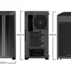 Pure_Base_500_FX_Shopbild_02 Be Quiet! Pure Base 500FX Black ATX Mid-Tower Case with 4 Light Wings ARGB Fans & Tempered Glass - BGW43