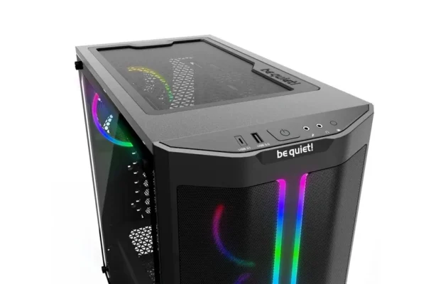 Pure_Base_500_FX_Shopbild_05 Be Quiet! Pure Base 500FX Black ATX Mid-Tower Case with 4 Light Wings ARGB Fans & Tempered Glass - BGW43