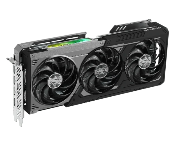 Radeon RX 9070 GRE Steel Legend Dark 12GB OC(L3) ASRock Radeon RX 9070 GRE Steel Legend Dark 12GB OC GDDR6 PCIe 5.0 Triple Fan Gaming Graphics Card - RX9070GRE SLD 12GO
