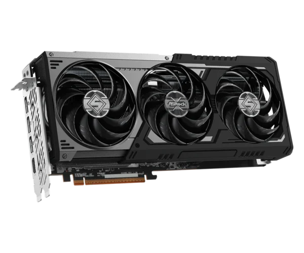 Radeon RX 9070 GRE Steel Legend Dark 12GB OC(L4) ASRock Radeon RX 9070 GRE Steel Legend Dark 12GB OC GDDR6 PCIe 5.0 Triple Fan Gaming Graphics Card - RX9070GRE SLD 12GO