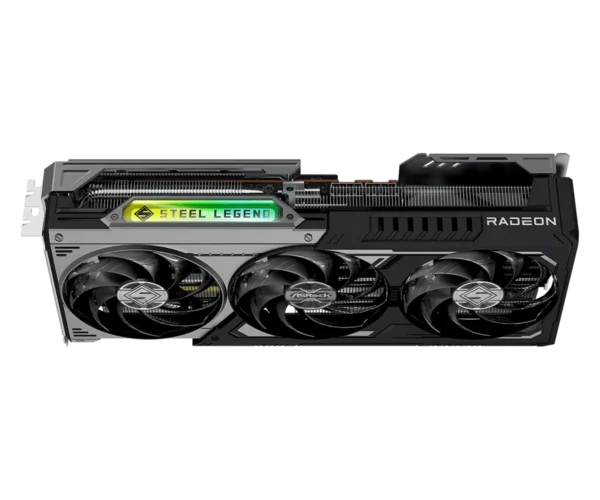 Radeon RX 9070 GRE Steel Legend Dark 12GB OC(L5) ASRock Radeon RX 9070 GRE Steel Legend Dark 12GB OC GDDR6 PCIe 5.0 Triple Fan Gaming Graphics Card - RX9070GRE SLD 12GO