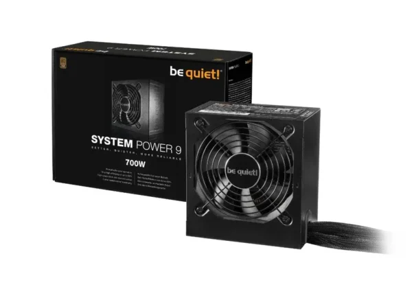 Be Quiet System Power 9 CM 700W 80 PLUS Bronze ATX Semi-Modular Power Supply Unit Dual 12V Rails DC-to-DC - BN973