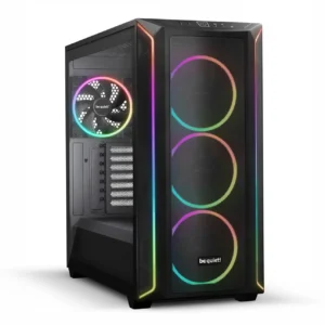 Be Quiet! Shadow Base 800 FX Black Airflow ATX Midi-Tower Case with 4 Light Wings ARGB Fans & Tempered Glass - BGW63