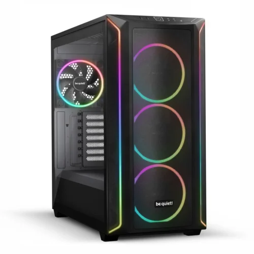 Be Quiet! Shadow Base 800 FX Black Airflow ATX Midi-Tower Case with 4 Light Wings ARGB Fans & Tempered Glass - BGW63