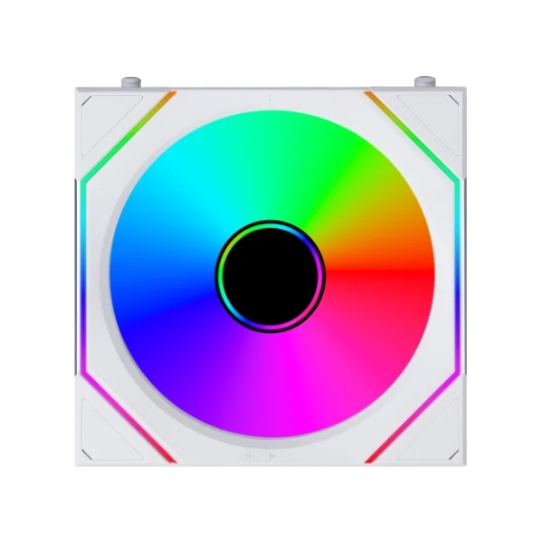 LIAN LI UNI FAN SL-INF FLEX LCD 120 White - 1.8" Display 400x400 - ARGB FDB Fan - G9F.12SLIND1F1W.K0
