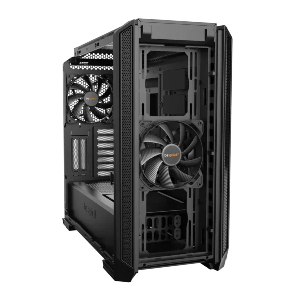 Silent-Base-600-Window-black-btz-ph-2 Be Quiet! Silent Base 601 Window Silver Tempered Glass E-ATX Mid-Tower Premium PC Case w/ Sound Dampening - BGW27