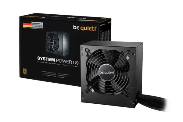 Be Quiet System Power U9 500W 80 PLUS Bronze ATX PC Power Supply Unit Dual 12V Rails DC-to-DC - BN607