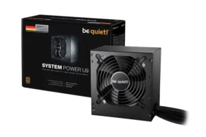 Be Quiet System Power U9 600W 80 PLUS Bronze ATX PC Power Supply Unit Dual 12V Rails DC-to-DC - BN608