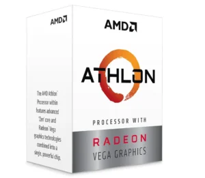 AMD Athlon 3000G 3.5 GHz 2-Core 4-Thread AM4 Processor with Radeon Vega 3 Graphics Boxed CPU YD3000C6FHSBX