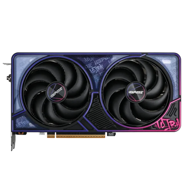 COLORFUL iGame GeForce RTX 5060 Ultra DUO OC 8GB-V GDDR7 128-bit Compact Pop-Art Gaming Graphics Card