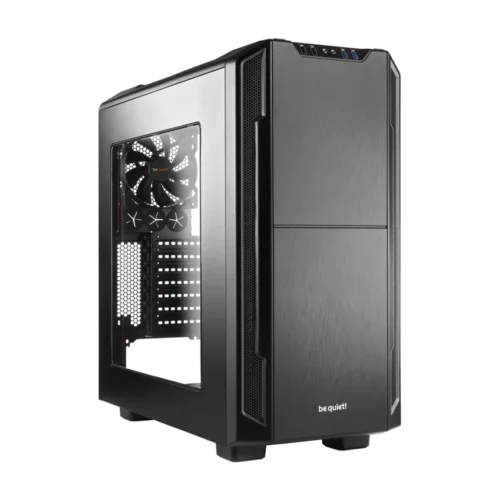 Be Quiet Silent Base 600 Window Mid Tower ATX PC Gaming Case Double-Glazed Side Window Black - BGW06