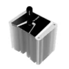 Be Quiet! Shadow Rock 3 White 190W TDP CPU Air Cooler with 120mm PWM Fan and Asymmetrical Design -  BK005