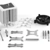 Be Quiet! Shadow Rock 3 White 190W TDP CPU Air Cooler with 120mm PWM Fan and Asymmetrical Design -  BK005
