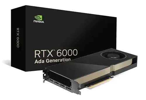 LEADTEK NVIDIA RTX 6000 Ada Generation Professional Graphics Card 48GB GDDR6 ECC PCIe 4.0 4xDP - RTX 6000 ADA Generation