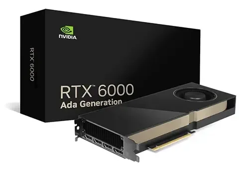 LEADTEK NVIDIA RTX 6000 Ada Generation Professional Graphics Card 48GB GDDR6 ECC PCIe 4.0 4xDP - RTX 6000 ADA Generation