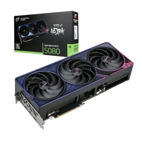 COLORFUL iGame GeForce RTX 5080 Ultra OC 16GB V2-V GDDR7 256-bit Pop-Art Gaming Graphics Card