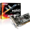 MSI GeForce GT 210 1GB DDR3 Low Profile Graphics Card - PCI Express 2.0 - N210-1GD3/LP
