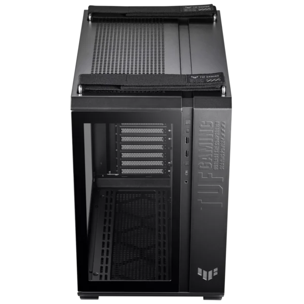 fwebp (10) ASUS TUF Gaming GT502 ATX Mid Tower Case - Dual Chamber, Tempered Glass - GT502 TUF GAMING CASE BLK TG