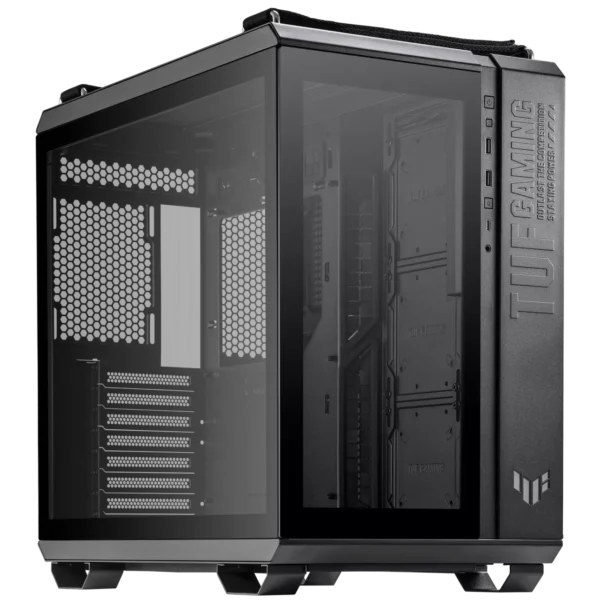 fwebp (2) ASUS TUF Gaming GT502 ATX Mid Tower Case - Dual Chamber, Tempered Glass - GT502 TUF GAMING CASE BLK TG