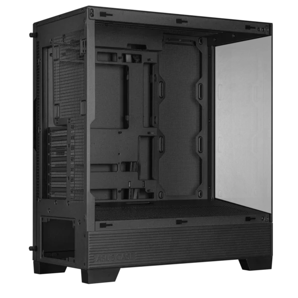fwebp (4) ASUS A31 ATX Mid Tower Case - Panoramic Tempered Glass, Hidden Connector Support - A31 TG BLACK